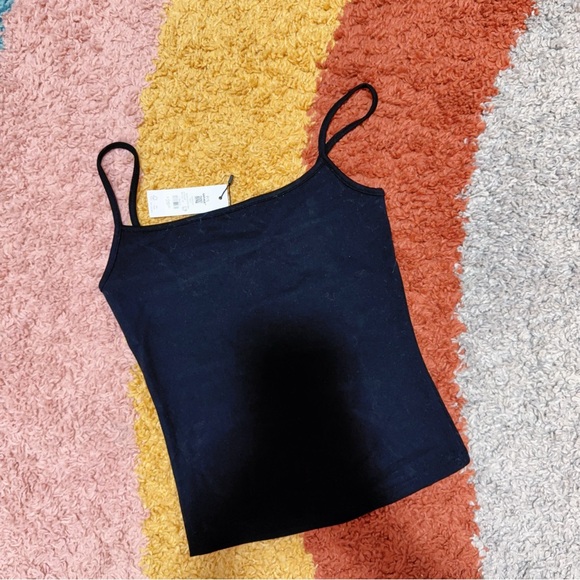 Garage Tops - NWT Garage 100092730 SLEEK SCOOP CAMI JET BLACK S